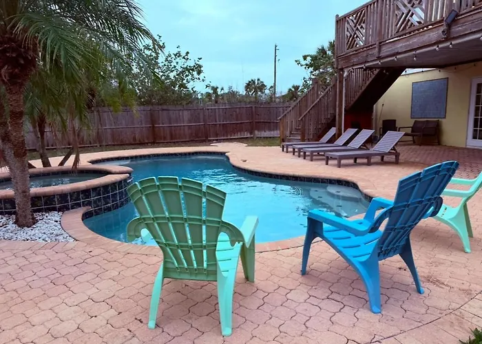Walk2beachdeep Poolfirepitgames Clearwater Beach